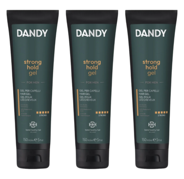 DANDY STRONG HOLD GEL 150ml - 3 STUKS