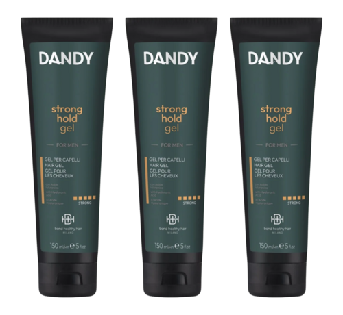 DANDY STRONG HOLD GEL 150ml - 3 STUKS