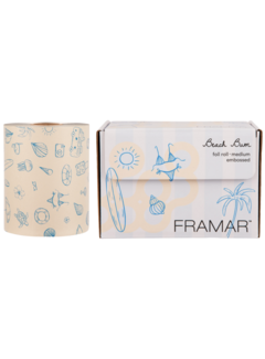 Framar Embossed Foil Roll Beach Bun 97,5 meter