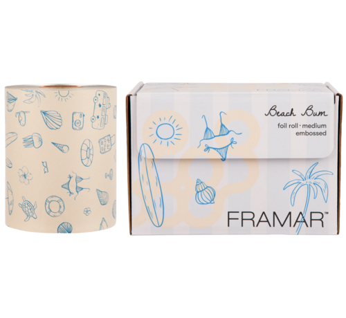 Framar Embossed Foil Roll Beach Bun 97,5 meter