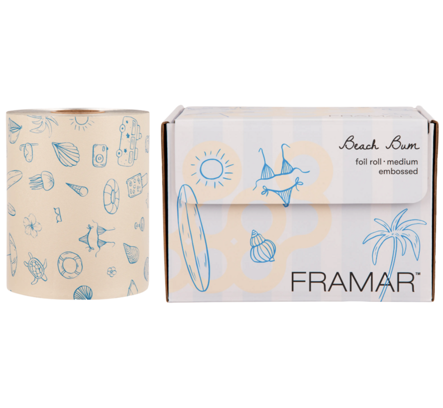 Embossed Foil Roll Beach Bun 97,5 meter