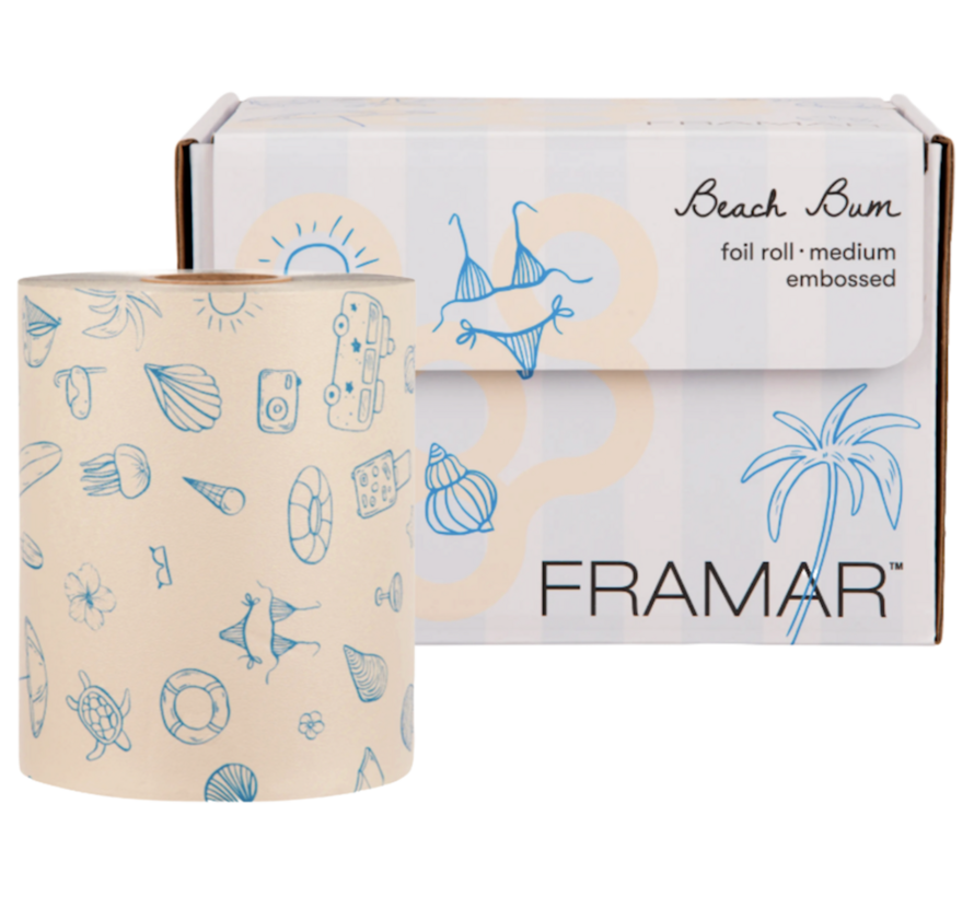 Beach Bum Embossed Foil Roll 97,5 meter