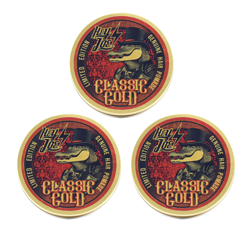 HEY JOE! Classic Gold Hair Pomade 100ml - 3 STUKS