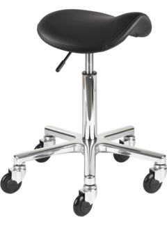 Efalock Zadelkruk Classic Comfy Zwart / Chrome