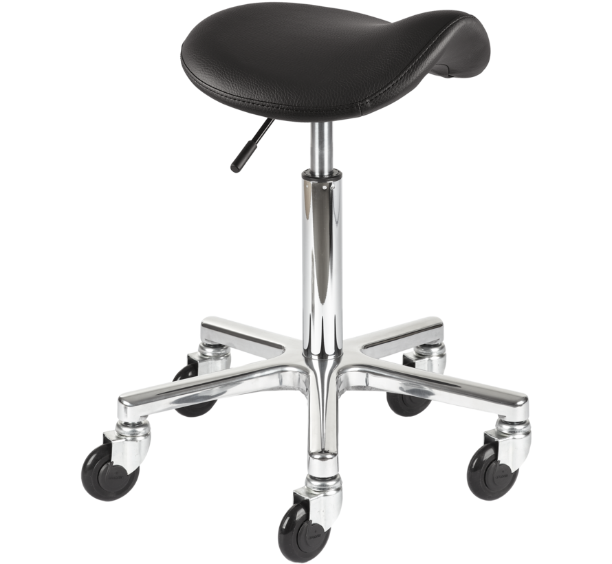 Zadelkruk Classic Comfy Zwart / Chrome