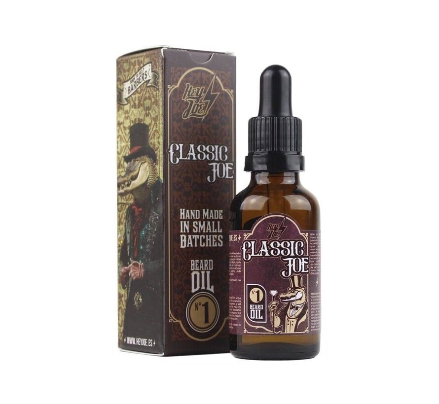Beard Oil nr1 Classic Joe 30ml - 3 STUKS