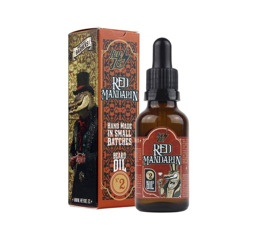 Beard Oil nr2 Red Mandarin 30ml - 3 STUKS