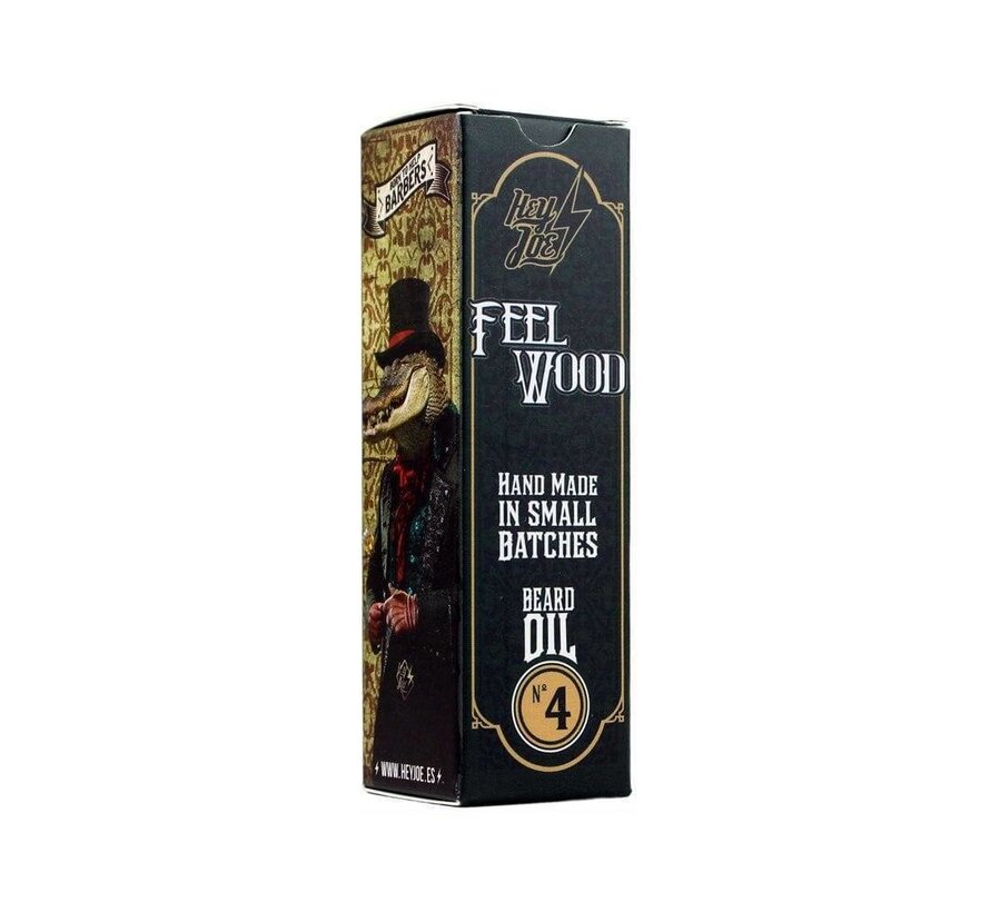 Beard Oil nr4 Feel Wood - 12 STUKS