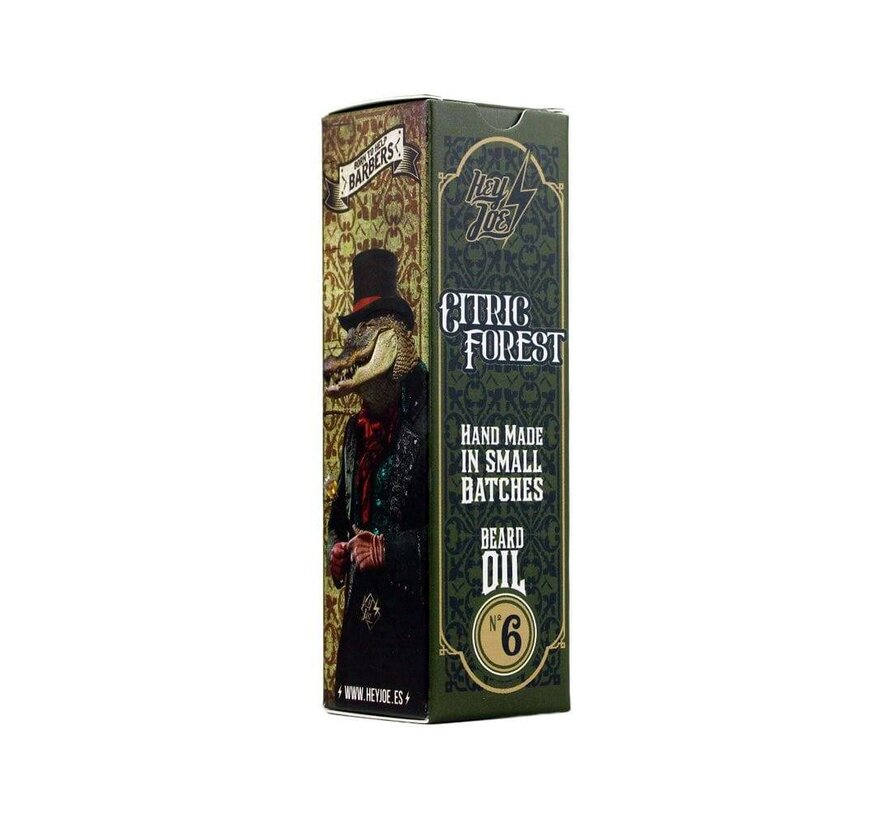 Beard Oil nr6 Citric Forest 30ml - 12 STUKS