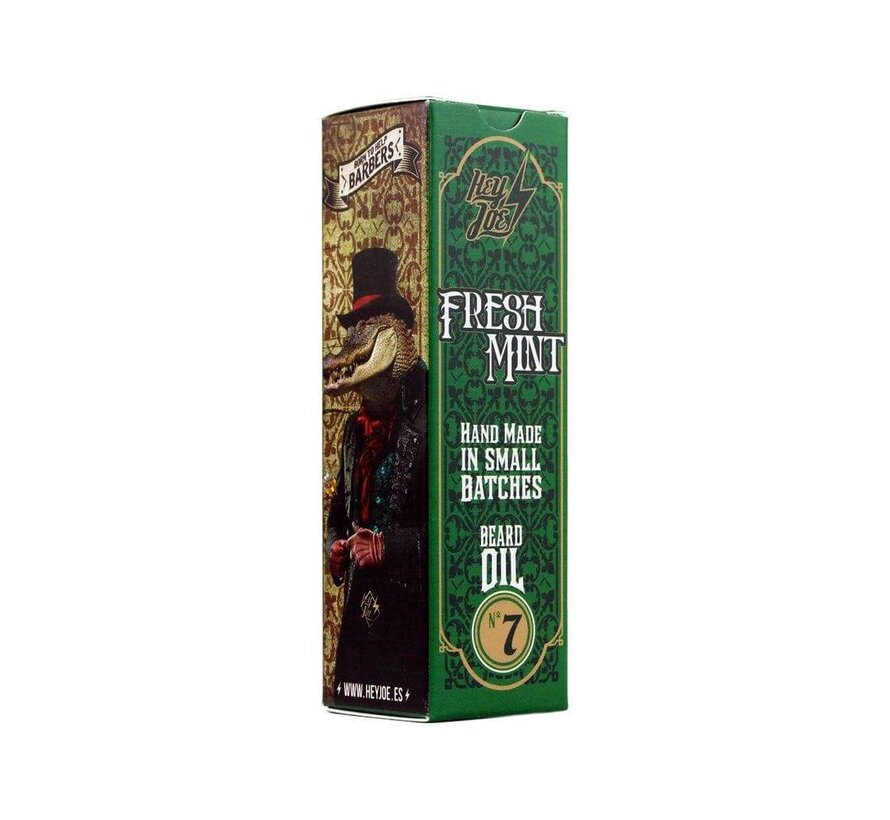 Beard Oil nr7 Fresh Mint 30ml - 12 STUKS