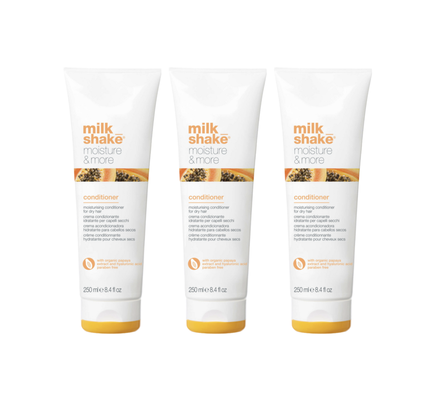 Moisture & More Conditioner 250ml - 3 Stuks