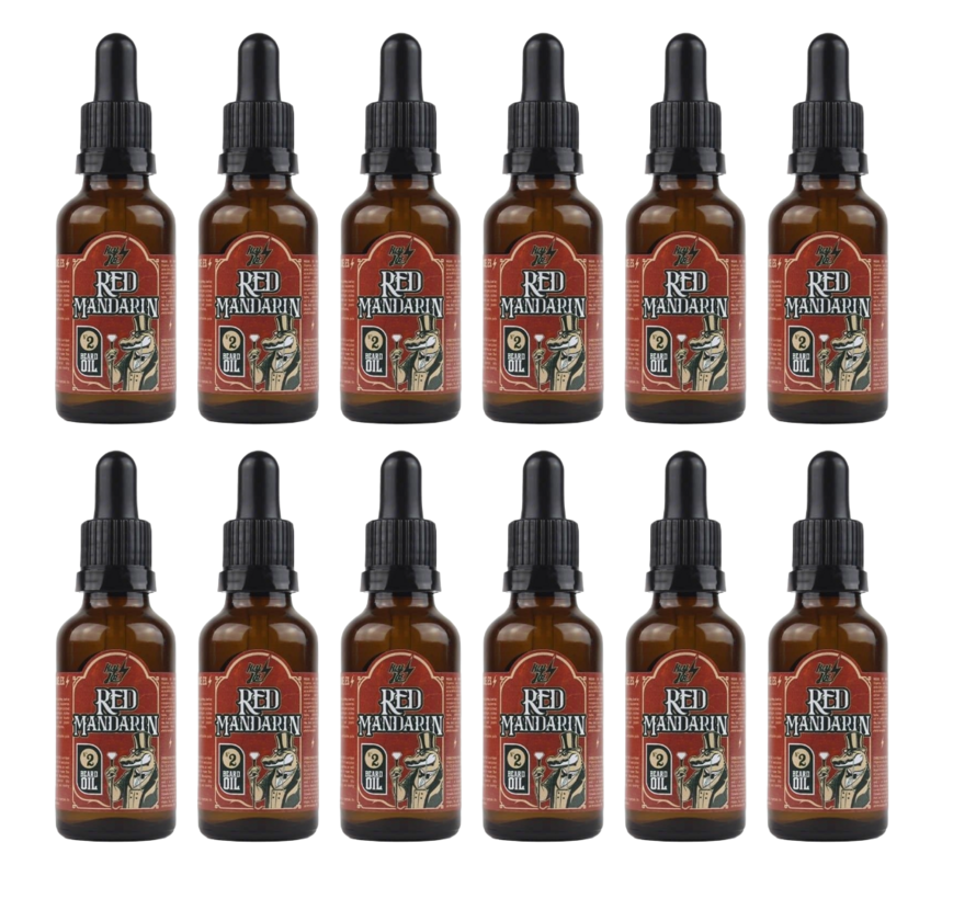 Beard Oil nr2 Red Mandarin 30ml - 12 STUKS