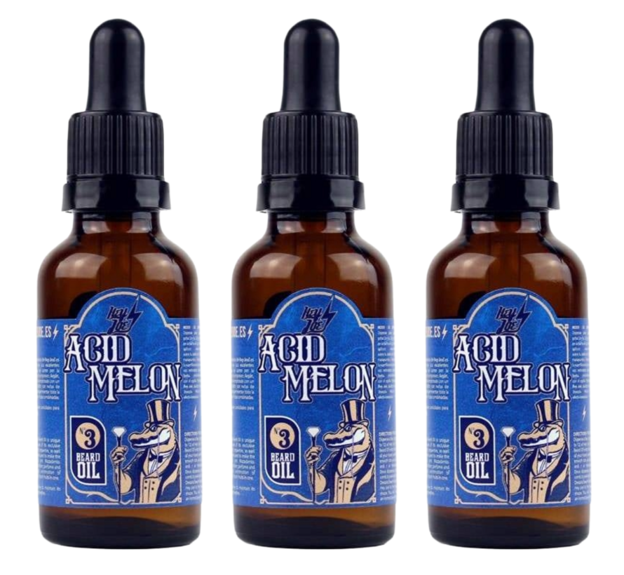 Beard Oil nr3 Acid Melon 30ml - 3 STUKS
