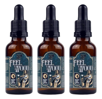 HEY JOE!  Beard Oil nr4 Feel Wood - 3 STUKS