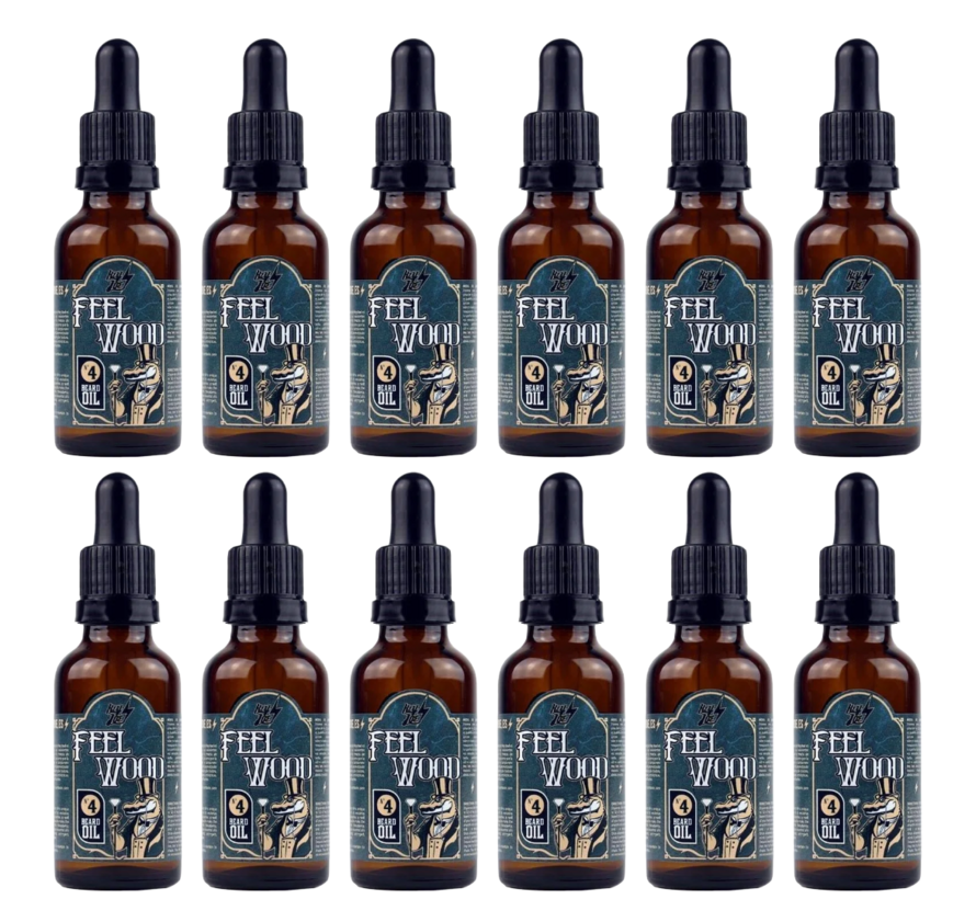 Beard Oil nr4 Feel Wood - 12 STUKS