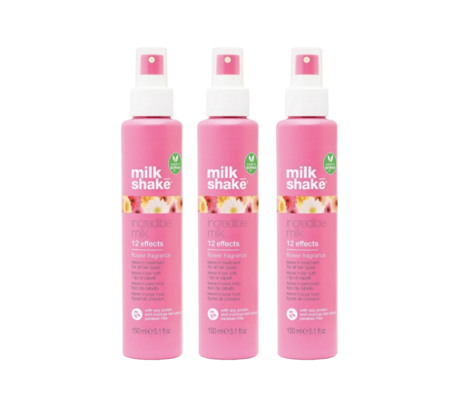 Milkshake Flower Fragrance Incredible Milk 150ml - 3 Stuks