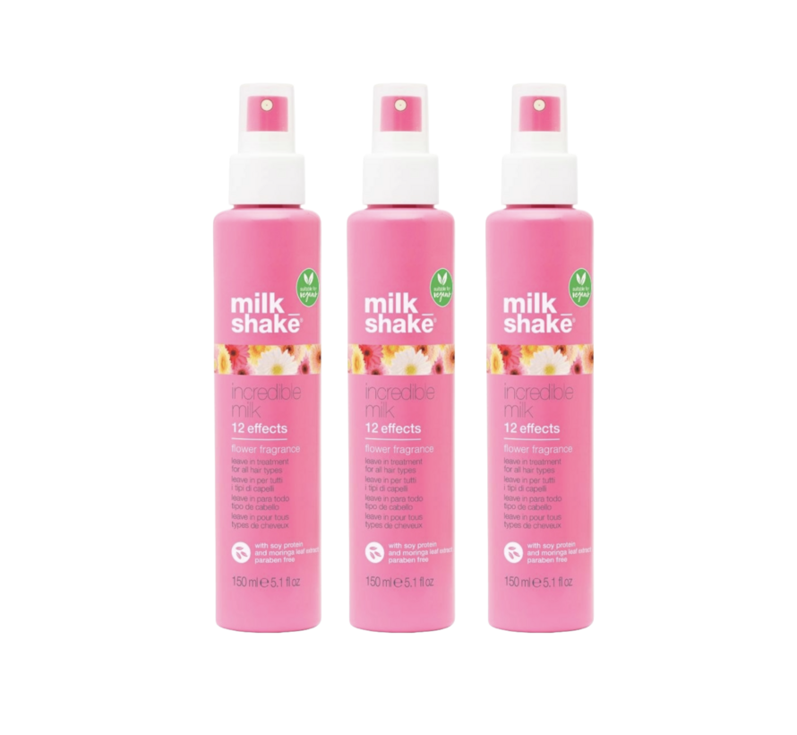 Flower Fragrance Incredible Milk 150ml - 3 Stuks