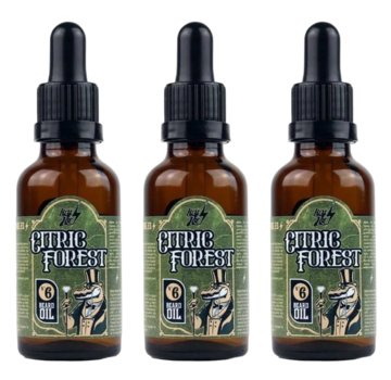 HEY JOE!  Beard Oil nr6 Citric Forest 30ml - 3 STUKS