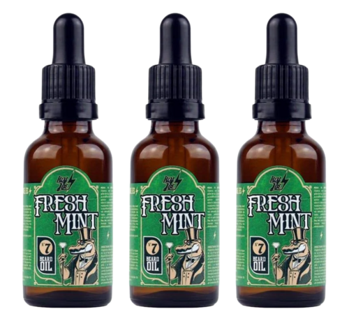 HEY JOE! Beard Oil nr7 Fresh Mint 30ml - 3 STUKS
