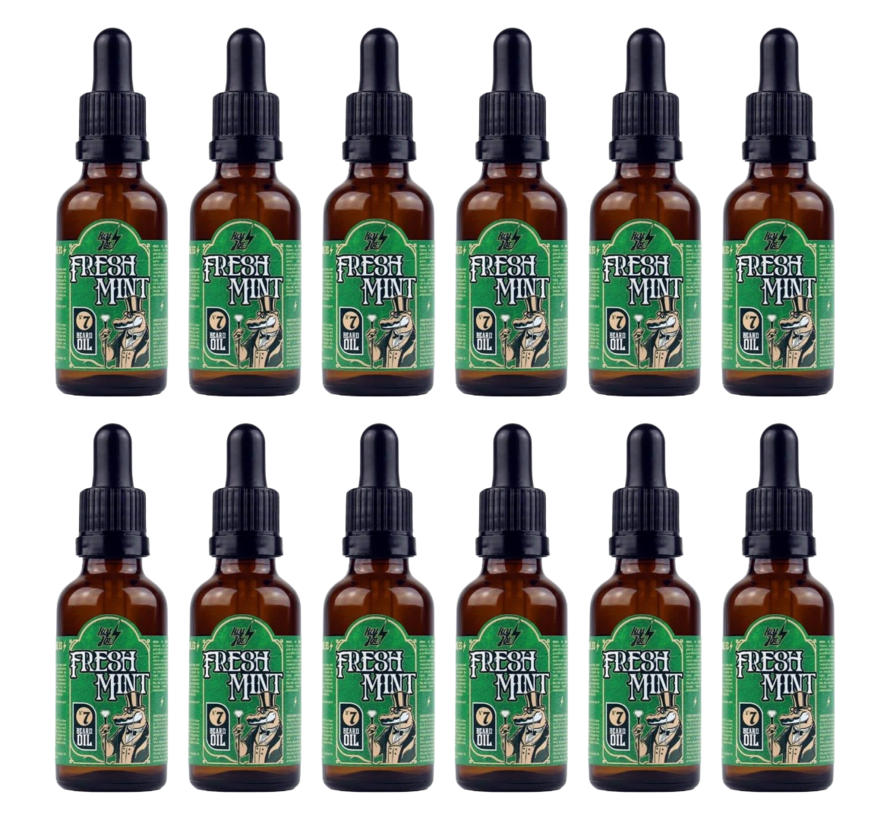 Beard Oil nr7 Fresh Mint 30ml - 12 STUKS