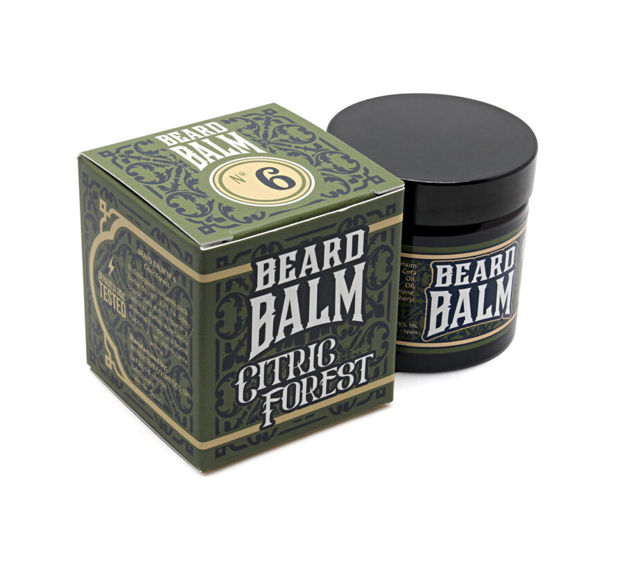 Beard Balm nr 6 Citric Forest - 12 STUKS