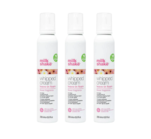 Milkshake Flower Fragrance Leave-in Foam 200ml - 3 Stuks
