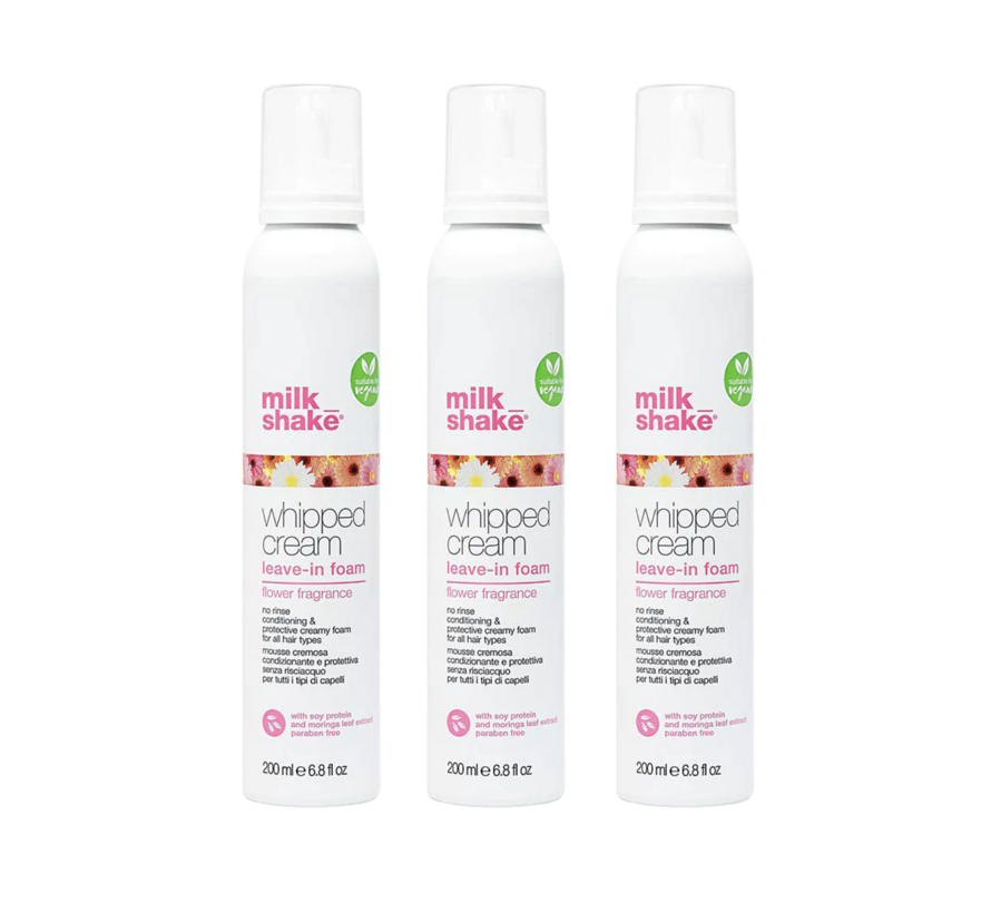 Flower Fragrance Leave-in Foam 200ml - 3 Stuks