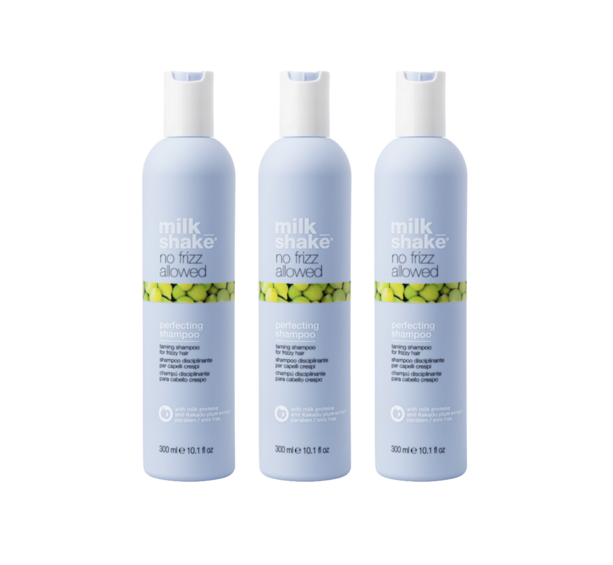 No Frizz Allowed Perfecting Shampoo 300ml - 3 Stuks