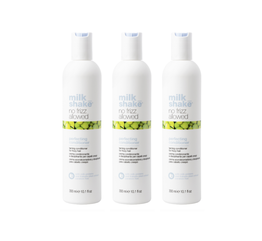 No Frizz Allowed Perfecting Conditioner 300ml - 3 Stuks