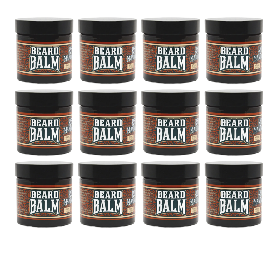 Beard Balm nr 2 Red Mandarin - 12 STUKS