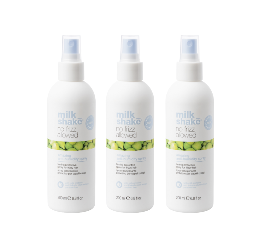 No Frizz Allowed Amazing Anti-humidity Spray 200ml -3 Stuks