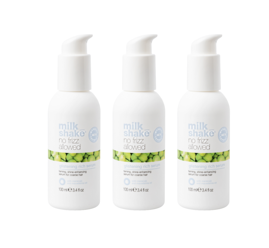 No Frizz Allowed Rich Serum 100ml - 3 Stuks