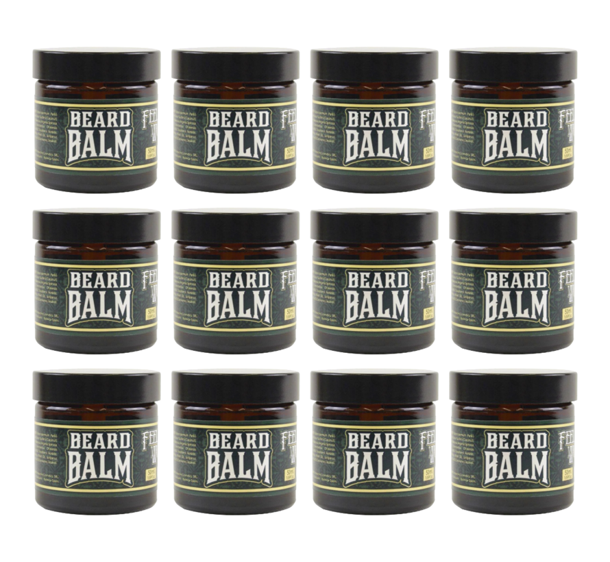 Beard Balm nr 4 Feel Wood - 12 STUKS