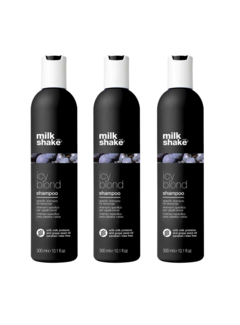 Milkshake Icy Blond Shampoo 300ml - 3 Stuks