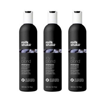 Milkshake Icy Blond Shampoo 300ml - 3 Stuks
