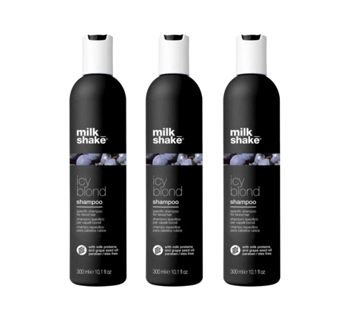 Milkshake Icy Blond Shampoo 300ml - 3 Stuks