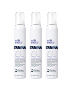 Milkshake Silver Shine Whipped Cream 200ml - Per 3 Stuks