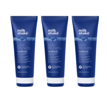Milkshake Cold Brunette Conditioner 250ml - Per 3 Stuks