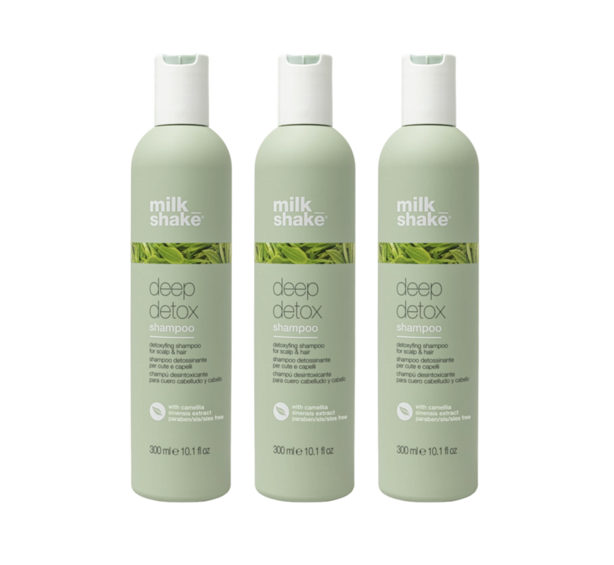Deep Detox Shampoo 300ml - Per 3 Stuks