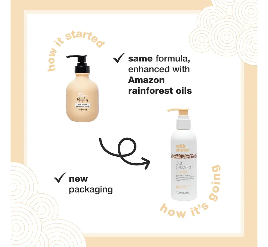 Curl Passion Curl Shaper 200ml - Per 3 Stuks