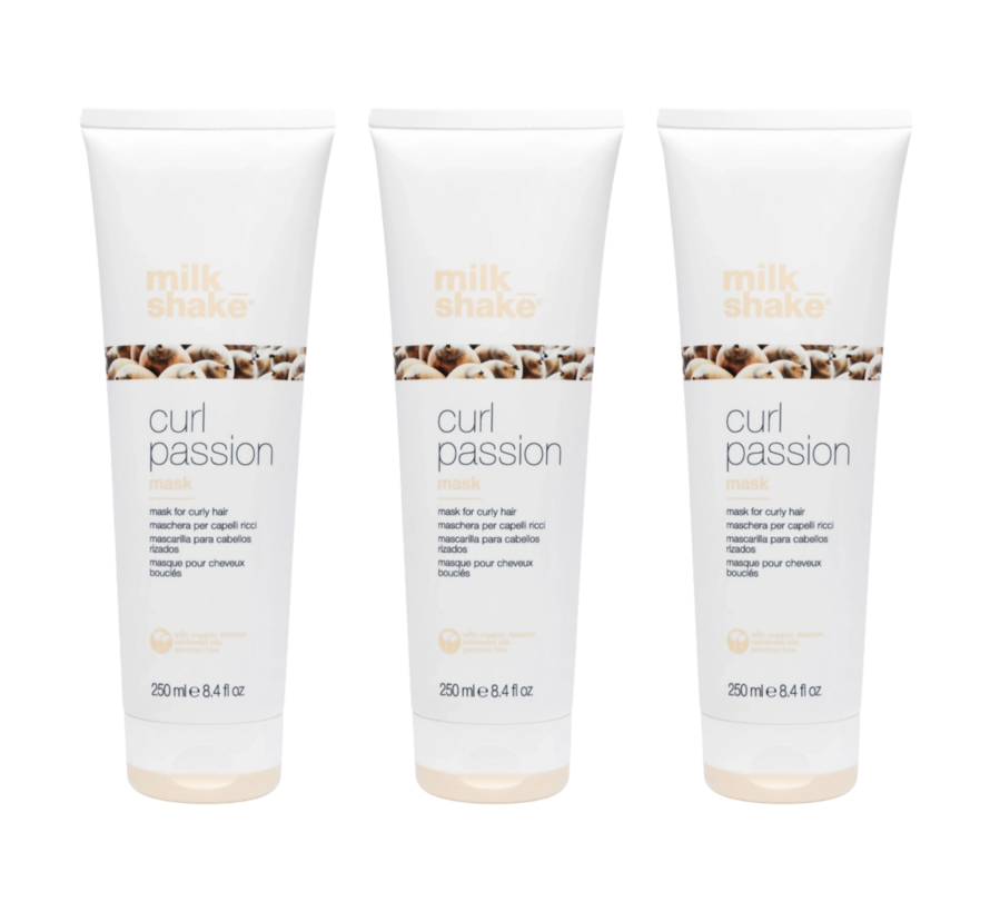 Curl Passion Mask 250ml - Per 3 Stuks