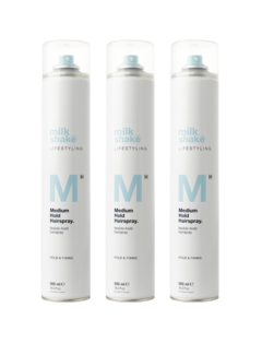 Milkshake Medium Hold Hairspray 500ml - Per 3 Stuks