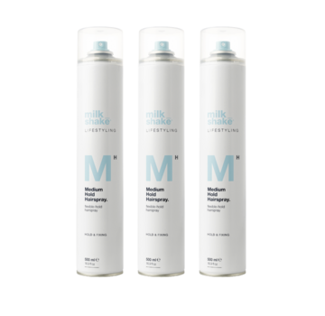 Milkshake Medium Hold Hairspray 500ml  - Per 3 Stuks