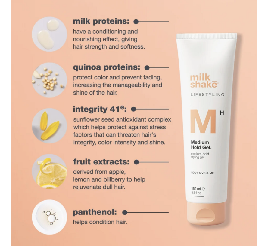 Medium Hold Gel 200ml - Per 3 Stuks