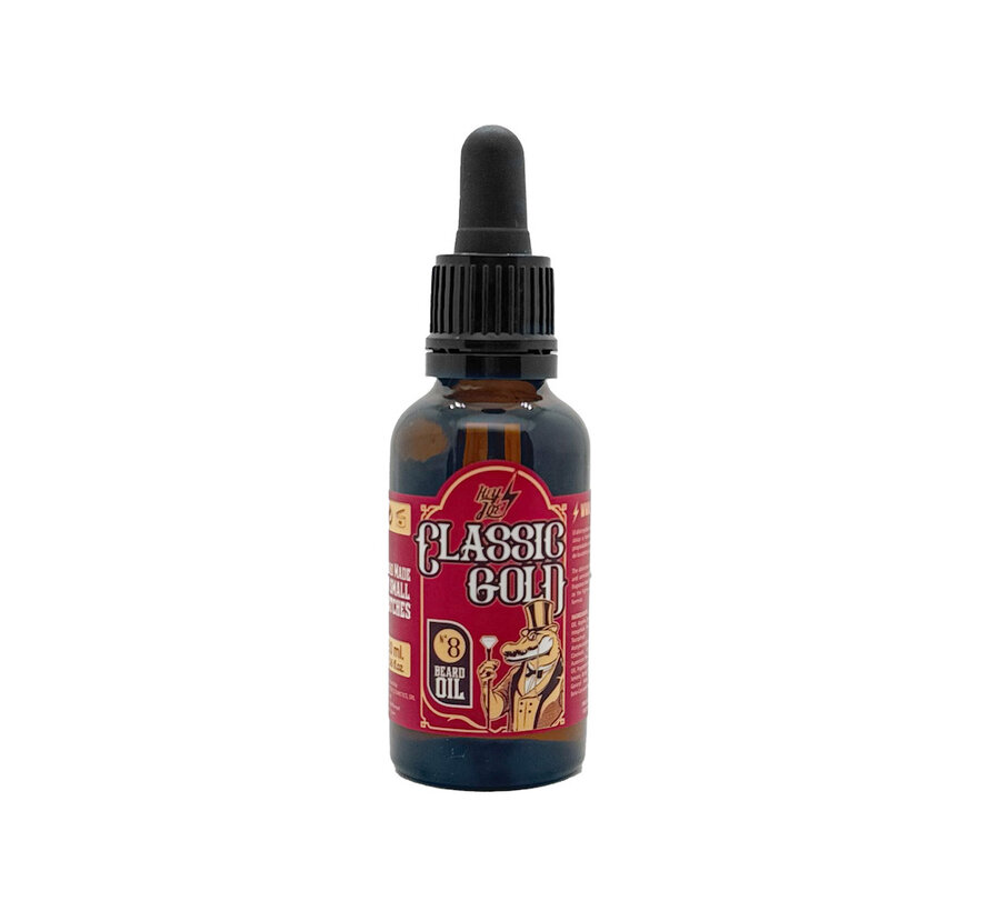 Beard Oil nr8 Classic Gold 30ml
