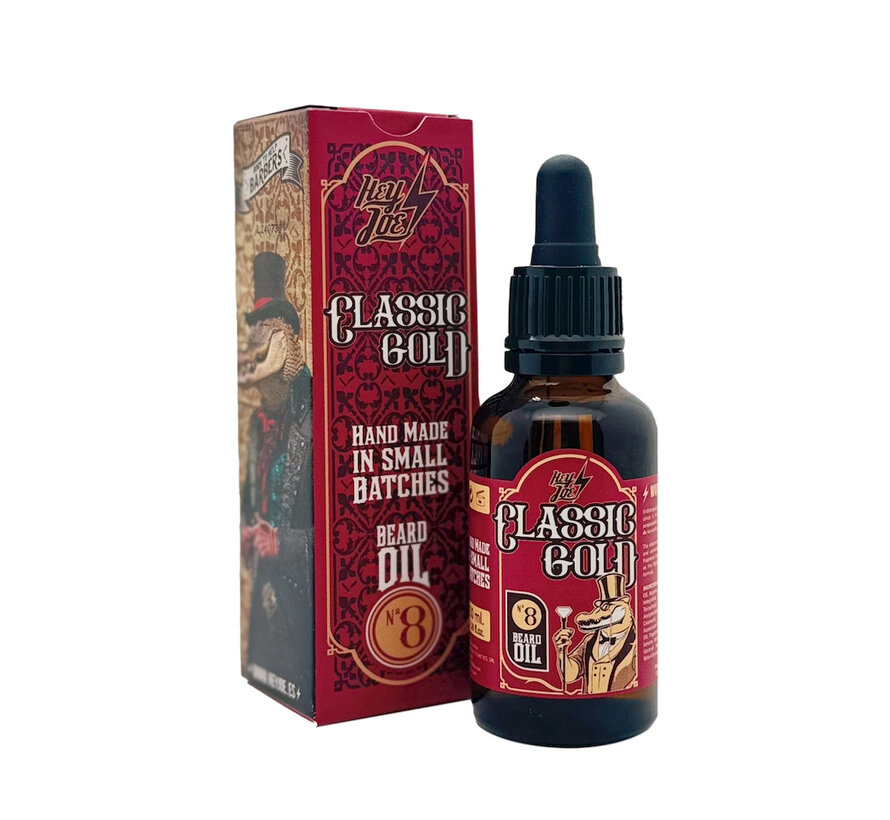 Beard Oil nr8 Classic Gold 30ml