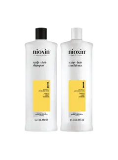 Nioxin System 1 Shampoo & Conditioner Set - 1000ml