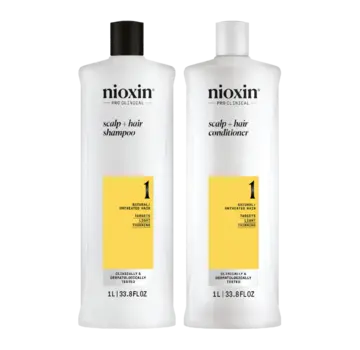 Nioxin System 1 Shampoo & Conditioner Set - 1000ml