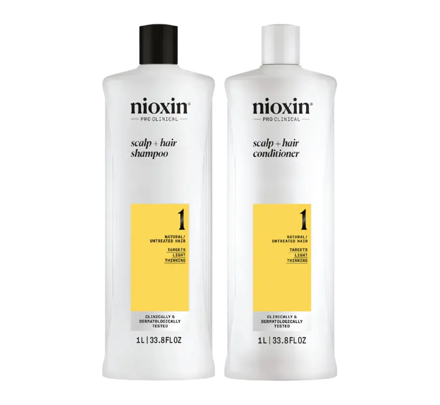 System 1 Shampoo & Conditioner Set - 1000ml