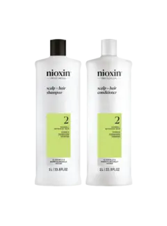 Nioxin System 2 Shampoo & Conditioner Set - 1000ml